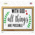 With God All Things Are Possible Novelty Rectangle Sticker Decal