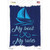 My Boat My Rules Novelty Rectangle Sticker Decal