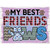 My Best Friends Paws Novelty Rectangle Sticker Decal