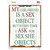 Girlfriend Is A Sex Object Novelty Rectangle Sticker Decal