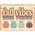 Fall Vibes Pumpkins Novelty Rectangle Sticker Decal