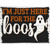 Im Here for the Boos Ghost Novelty Rectangle Sticker Decal