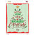 Very Scary Christmas Novelty Rectangle Sticker Decal