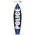 Police Blue Line Novelty Surfboard Sticker Decal