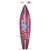 Peace Love Flamingo Novelty Surfboard Sticker Decal