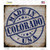 Colorado Stamp On Wood Novelty Square Sticker Decal