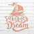 Summer Dream Novelty Square Sticker Decal