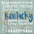 Kentucky Motto Novelty Square Sticker Decal