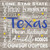 Texas Motto Novelty Square Sticker Decal