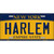 Harlem New York Metal Novelty License Plate