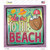 Take Me To The Beach Novelty Square Sticker Decal