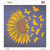Sunflower Petals Turn To Butterflys Novelty Square Sticker Decal