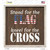 Stand For Flag Kneel For Cross Novelty Square Sticker Decal