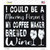 Coffee Maker Brewed Wine Novelty Square Sticker Decal