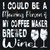 Coffee Maker Brewed Wine Novelty Square Sticker Decal