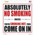 No Smoking Unless Smoking Hot Novelty Square Sticker Decal