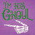 Im His Ghoul Purple Novelty Square Sticker Decal