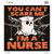 Cant Scare Me Im a Nurse Novelty Square Sticker Decal