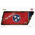 Lynchburg Tennessee Flag Novelty Rusty Effect Tennessee Shape Sticker Decal