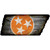 Orange Tri Star Novelty Rusty Effect Tennessee Shape Sticker Decal