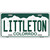 Littleton Colorado Metal Novelty License Plate