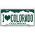 I Love Colorado Metal Novelty License Plate