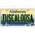 Tuscaloosa Alabama Metal Novelty License Plate