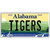 Tigers Alabama Metal Novelty License Plate