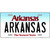 Arkansas Metal Novelty License Plate