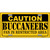 Caution Buccaneers Metal Novelty License Plate