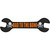 Bad To The Bone Novelty Metal Wrench Sign