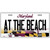 At The Beach Maryland Metal Novelty License Plate