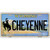 Cheyenne Wyoming Metal Novelty License Plate