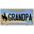 Grandpa Wyoming Metal Novelty License Plate