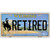 Retired Wyoming Metal Novelty License Plate