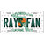 Rays Fan Florida Novelty Metal License Plate