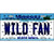 Wild Fan Minnesota Novelty Metal License Plate