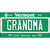 Grandma Vermont Metal Novelty License Plate