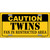 Caution Twins Fan Metal Novelty License Plate