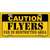 Caution Flyers Metal Novelty License Plate