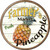 Farmers Market Pineapple Novelty Metal Circular Sign C-769