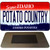 Potato  Idaho State Metal Novelty Magnet M-9870