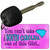 South Carolina Girl Novelty Metal Key Chain KC-9831