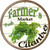 Farmers Market Cilantro Novelty Metal Circular Sign C-782