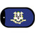 Connecticut State Flag Metal Novelty Dog Tag Necklace DT-3572