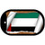 United Arab Emirates Flag Scroll Metal Novelty Dog Tag Necklace DT-9309