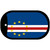 Cape Verde Flag Scroll Metal Novelty Dog Tag Necklace DT-3987