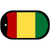 Guinea Flag Scroll Metal Novelty Dog Tag Necklace DT-4026