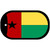 Guinea-Bissau Flag Scroll Metal Novelty Dog Tag Necklace DT-4027
