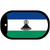 Lesotho Flag Metal Novelty Dog Tag Necklace DT-4076